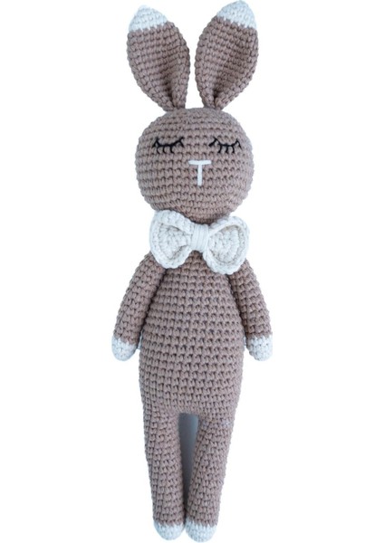 Amigurumi Bebek Uyku Arkadaşı Tavşan, Örgü Oyuncak, Uyku Oyuncağı, Uyku Arkadaşı Bebek 1 Adet