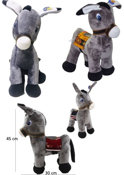 Elite 72473 Sevimli Eğlenceli Masal Karekteri Şirin Sıpa Oyuncak Pelüş Eşek 45 cm 1 Adet