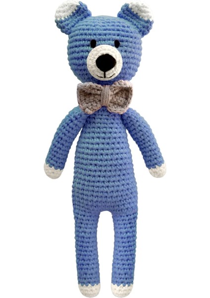 Elite Amigurumi Bebek Uyku Arkadaşı Ayıcık, Örgü Oyuncak, Uyku Oyuncağı, Uyku Arkadaşı Bebek 1 Adet