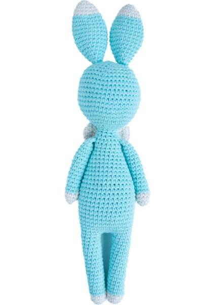 Amigurumi Bebek Uyku Arkadaşı Tavşan, Örgü Oyuncak, Uyku Oyuncağı, Uyku Arkadaşı Bebek 1 Adet