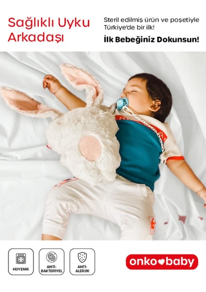 Elite Onko Baby Sağlıklı Steril Antibakteriyel Uyku Arkadaşı Uyku Tavşanı 1 Adet fiyatları