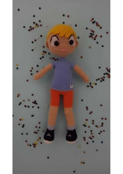 Elite Mete Bebek Amigurumi Örgü Oyuncak Peluş 1 Adet