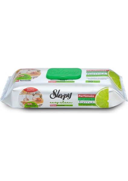Easy Clean Yüzey Temizlik Mutfak Havlusu -Mendili 50 Yaprak Bergomot Yağlı (4lü Set) 200 Yaprak fiyatları