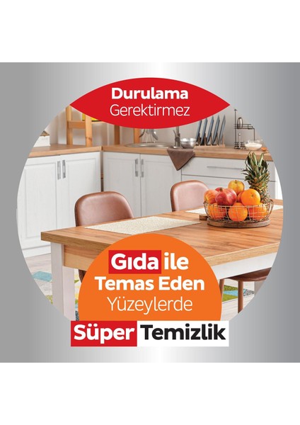 Easy Clean Yüzey Temizlik Mutfak Havlusu -Mendili 50 Yaprak Portakal Yağlı (5li Set) 250 Yaprak indirimleri
