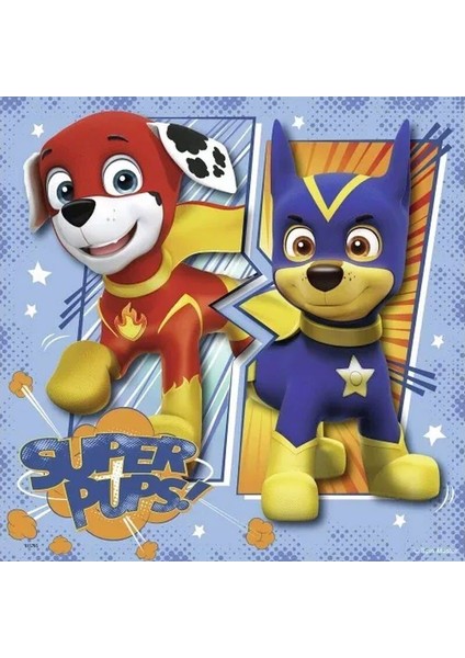 80366 Paw Patrol 3X49 Parça Ravensburger Puzzle