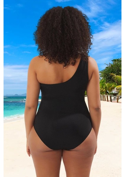 Konforlu Modern Tek Omuz Büyük Beden Mayo Özel Tasarım Esnek Kumaş Rahat Kesim fiyatları