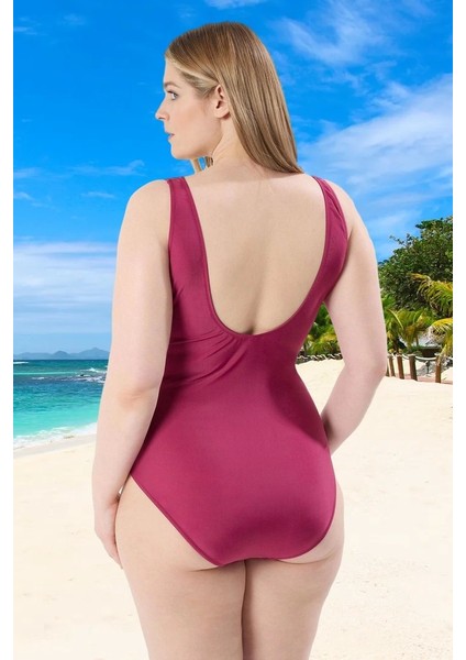 Konforlu Modern Büzgülü Büyük Beden Mayo Su Sporları Için Yüksek Konfor Uv Korumalı fiyatları