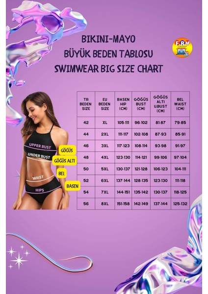 Konforlu Modern Derin V Yaka Büyük Beden Mayo Deniz Kıyafeti Şık Detaylı fırsatları