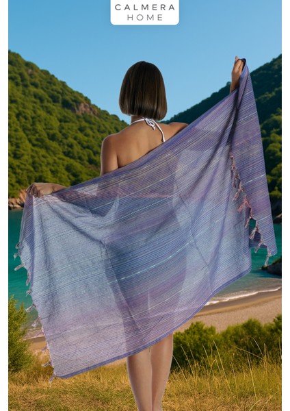 Etnika Peştemal | Ince - Renkli Saçaklı | Plaj Pareo, Deniz, Havuz, Yoga, Pilates Havlusu - Sarı fırsatları