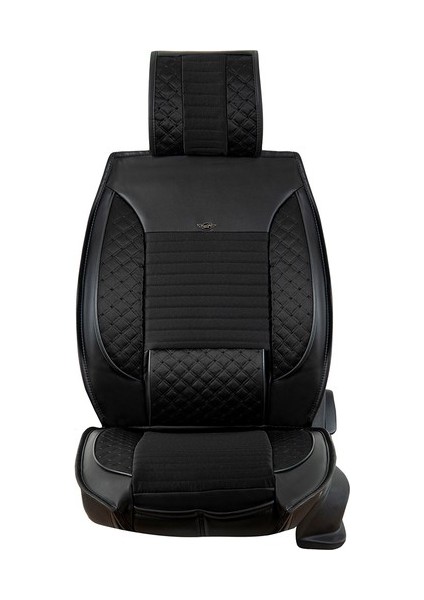 Dodge Caliber Lüx Deri Oto Koltuk Kılıfı Ön Arka Takım (Elit) Tam Siyah fiyatları