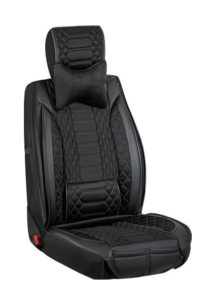 honda Accord Lüx Deri Oto Koltuk Kılıfı Ön Arka Takım (Royal) Tam Siyah fiyatları