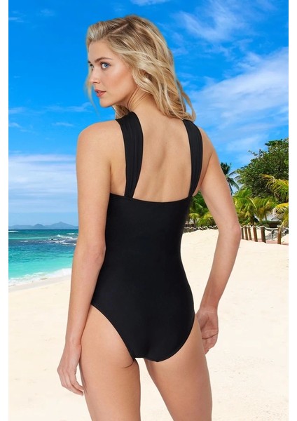Modern Halter Mayo Özel Tasarım Yaz Koleksiyonu Havuz Mayosu Esnek Kumaş Swimsuit