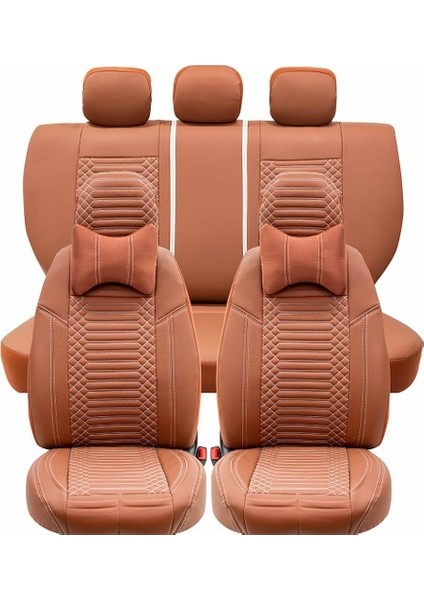 nissan Altima Lüx Full Deri Oto Koltuk Kılıfı Ön Arka Takım (Giydirme Tip) Tarçın fırsatları