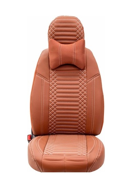 nissan Altima Lüx Full Deri Oto Koltuk Kılıfı Ön Arka Takım (Giydirme Tip) Tarçın indirimleri