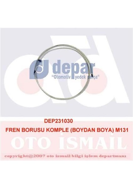 Fren Borusu Komple Boydan Boya M131