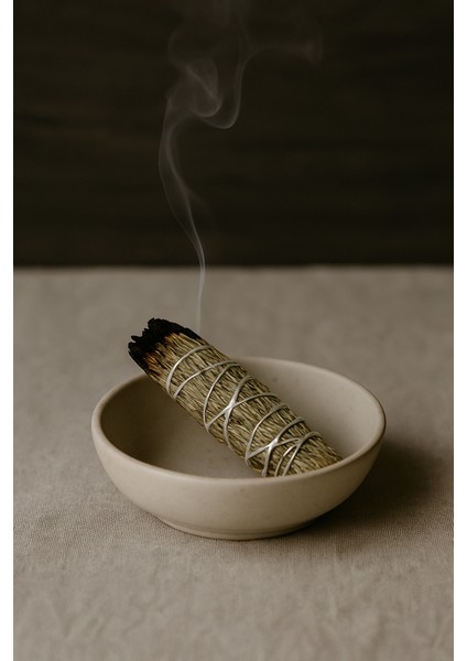 %100 Doğal Biberiye Demet Tütsü | Rosemary Smudge Stick | 15-18 cm | 18-22 gr | El Yapımı Bitkisel Tütsü
