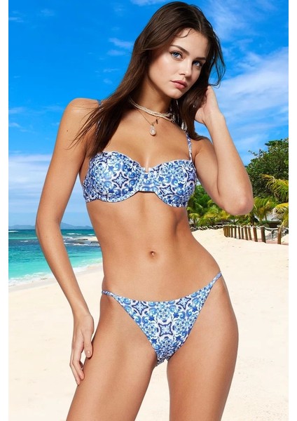 Modern Desenli Bikini Takımı Klora Dayanıklı Plaj ve Havuz Için Yüksek Konfor Premium Kalite modelleri