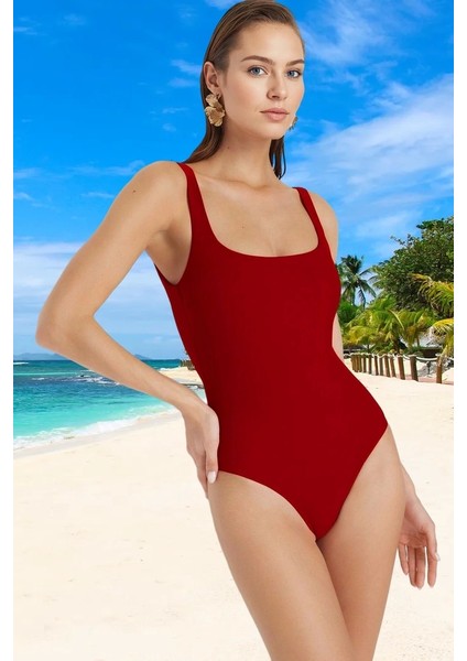 Modern Mayo Yüksek Konfor Havuz Mayosu Swimsuit Esnek Kumaş Su Sporu Kıyafeti Hızlı Kuruyan