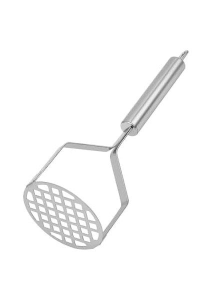 Patates Ezeceği Püre Yapıcı Lüks Paslanmaz Metal Patates Ezici 26 cm