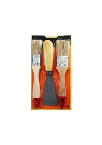 Kestirme Fırça- Spatula Seti 3lü ESEYNM258