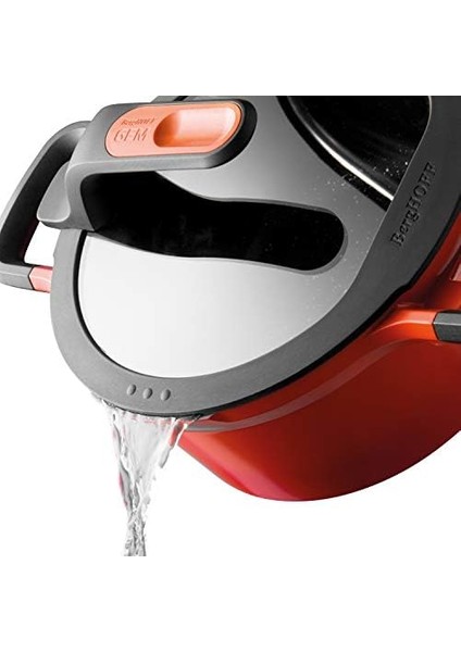 Gem Stay Cool Kulplu Pilav Tenceresi Turuncu 24 cm