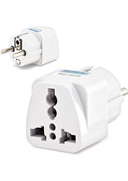 Evrensel Adaptör Seyahat Fişi Ingiliz Amerikan Fiş Dönüştürücü Priz Adaptör, Universal Çevirici Priz, Türk Tip Fişe Çeviren Adaptör Başlık