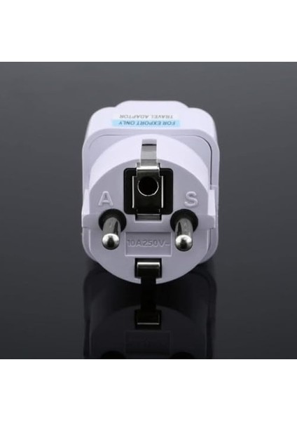 Evrensel Adaptör Seyahat Fişi Ingiliz Amerikan Fiş Dönüştürücü Priz Adaptör, Universal Çevirici Priz, Türk Tip Fişe Çeviren Adaptör Başlık