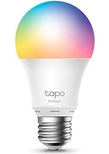 Tapo L530E, Çok Renkli Akıllı Wi-Fi Ampulü, 8.7 W, 2.4 Ghz, 16.000.000 Renk Tonu, E27 Duy, Amazon Alexa ve Google Home ile Çalışır, Rengi Değiştirilebilir, Hub Gerekmez