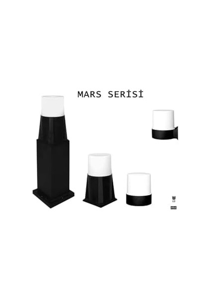 Set Üstü Bahçe Lambası - Bahçe Tavan Lambası Zita Bahçe Aydınlatması 19 cm IP54 220V (UG-ZT-0280)