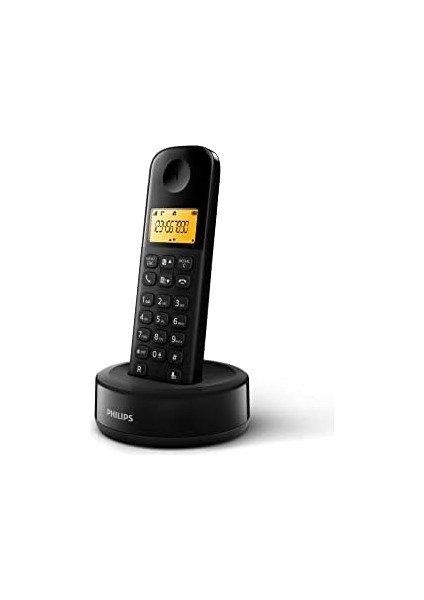 D1601B Dect Telefon Siyah