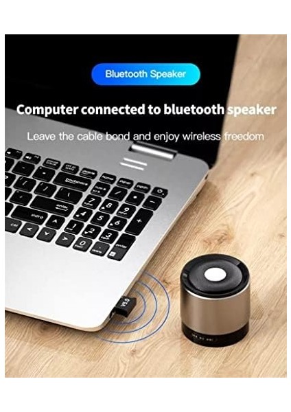 Plus PX-AC-BTU50 Bluetooth 5.0 Alıcı, Mini Dongle USB Alıcı, Bluetooth 5.0 Adaptör, USB Bluetooth 5.0, WIN10 Tak Çalıştır, Çoklu Cihaz Bağlama