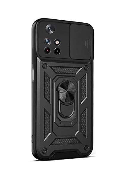 Xiaomi Poco M4 Pro Için Kılıf Impact Resistant Siyah [poco M4 Pro ile Uyumlu Kılıf - Siyah]