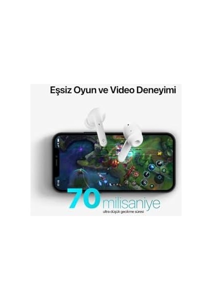 Airbeat Pro Anc Gerçek Kablosuz Tws Bluetooth Kulaklık - Beyaz