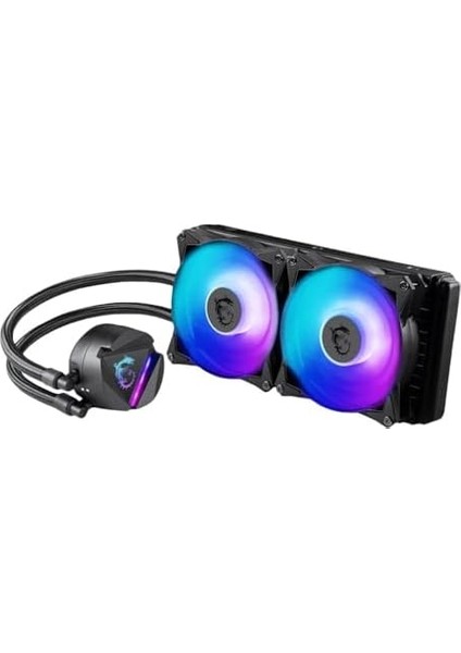 Mag Corelıquıd 240R V2 Aıo Cpu Sıvı Soğutucu - Dönebilen Argb Blok Kafası, Entegre Radyatör Pompası, Bölünmüş Akışlı Su Soğutma, Buharlaşmaya Dayanıklı Boru, Kurulumu Kolay - Amd ve Intel Uyumlu