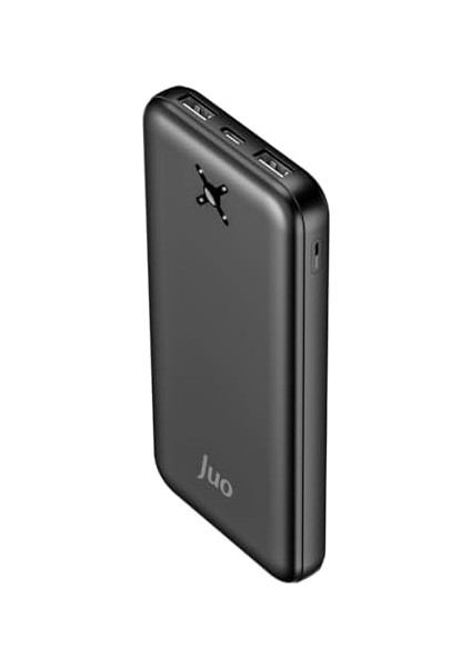 10000MAH 10.5W Çift Usb-A Çıkışlı Powerbank Taşınabilir Hızlı Şarj Cihazı Siyah