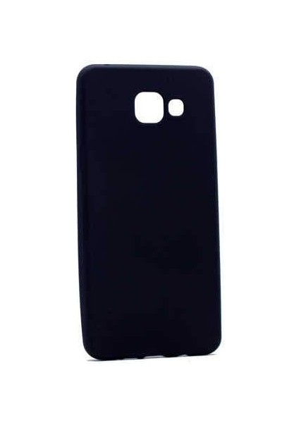 Galaxy A3 2016 Uyumlu Mat Yumuşak Silikon Kılıf (Siyah)