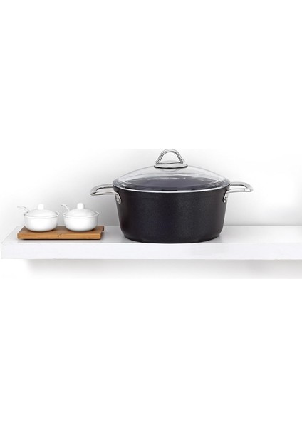 Pro-Plus 28 cm Tencere Titanyum