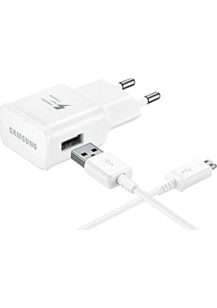 EP-TA20EWEUGTR Şarj Aleti, USB Type A (15W), Hızlı Şarj Teknolojisi, Beyaz - Micro USB Kablo Dahil