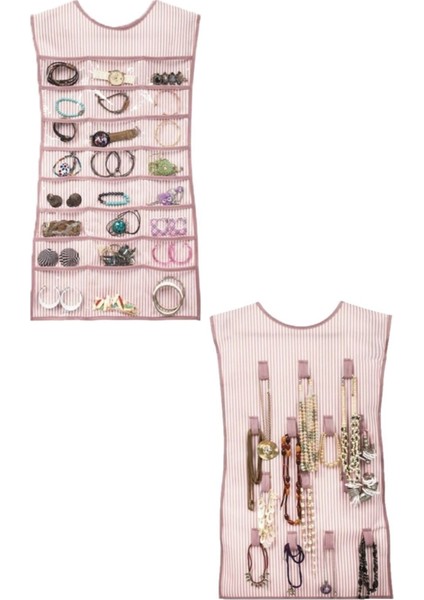 Elbise Şeklinde Takı Düzenleyici Iki Taraflı Mücevherler ve Takılar Için Takı Organizer fiyatları