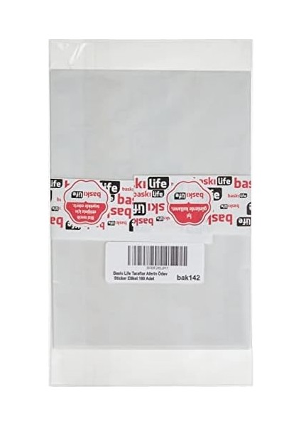Baskı Life Taraftar Aferin Ödev Sticker Etiket 160 Adet