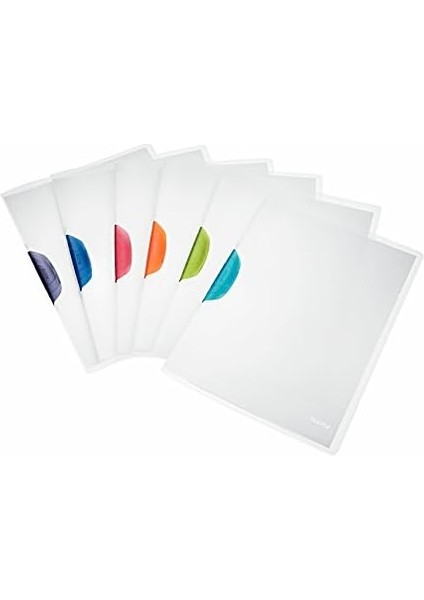 Wow A4 Colorclip Magic Sıkıştırmalı Dosya, Kırmızı, 30 A4 Sayfa Kapasiteli, Esnek Plastik, 41740025
