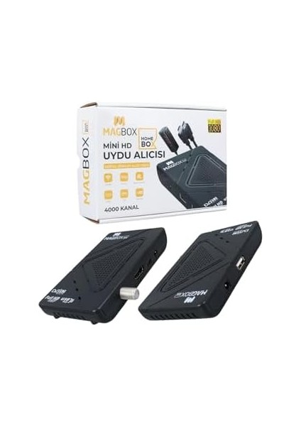 Lua Magbox, Homebox, Full Hd, Uydu Alıcısı, 4000 Kanal, Tkgs, Youtube, USB Destekli, Uzatma Display Gözlü,