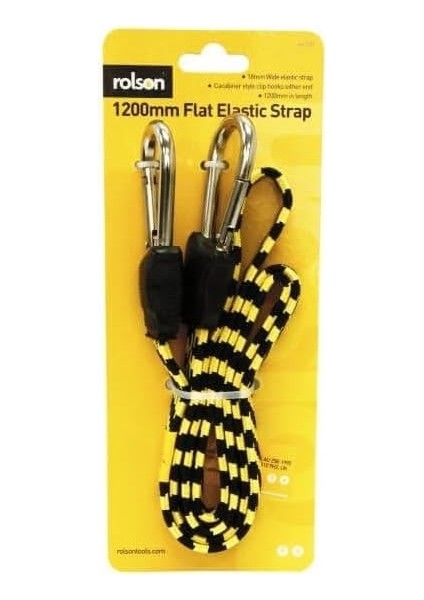44130 1200 mm Flat D-Ring Bungee