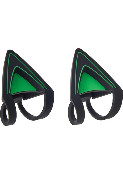 Kitty Ears Kedi Kulakları (Razer Kraken Oyun Kulaklıkları Için Her Razer Kraken Için Benzersiz Görünüm ve Tasarım) Yeşil