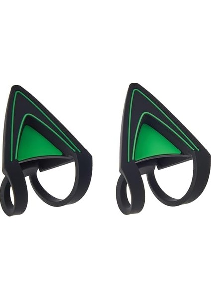 Kitty Ears Kedi Kulakları (Razer Kraken Oyun Kulaklıkları Için Her Razer Kraken Için Benzersiz Görünüm ve Tasarım) Yeşil