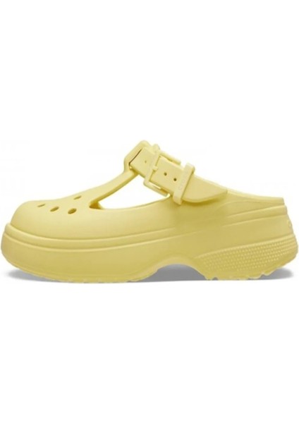 Classic Mary Jane Clog Kadın Sarı Terlik - 210581