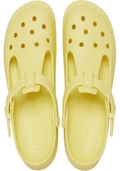 Classic Mary Jane Clog Kadın Sarı Terlik - 210581