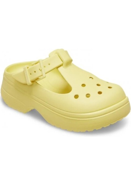Classic Mary Jane Clog Kadın Sarı Terlik - 210581