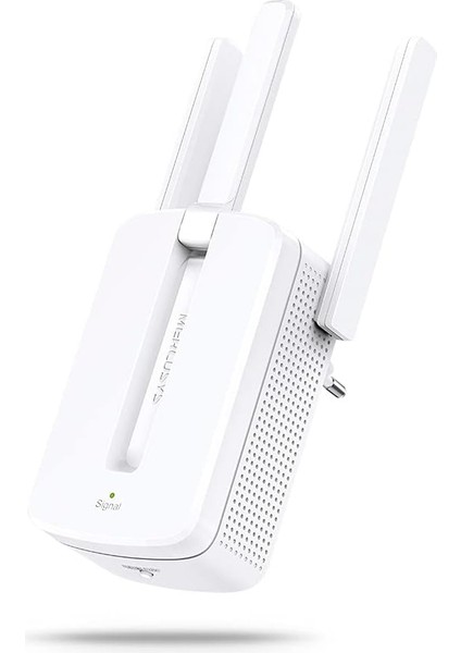 MW300RE, N300 Mbps, 3 Harici Anten, Tek Tuşla Kolay Kurulum, Mobil Uygulama Desteği, Dual-Band Wi-Fi 4 Menzil Genişletici