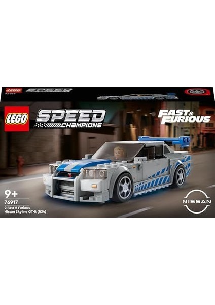 Speed Champions Daha Hızlı Daha Öfkeli Nissan Skyline Gt-R (R34) 76917 (319 Parça)